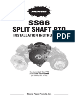 Split Shaft Pto: Installation Instructions