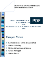 Ekologi Perairan Iv. Siklus Biogeokimia Dalam Sistem Ekologi