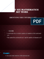 Primary Six Mathematics: Set Work