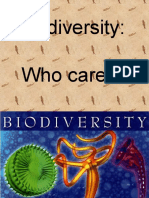 Biodiversity: Who Cares?