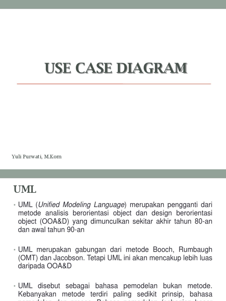 Panduan Lengkap Use Case Diagram | PDF
