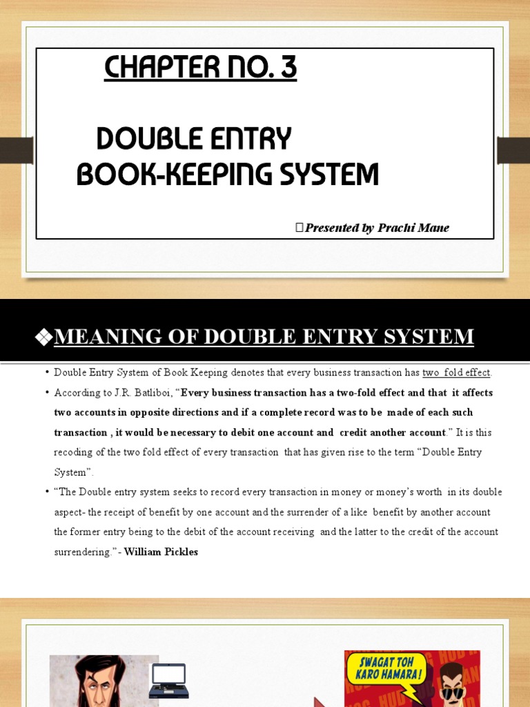 Double Entry Bookkeeping Overview | PDF | Bookkeeping | Financial ...