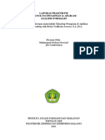 Muhammad Sofyan Novrizal - 3a - P17120191012 - Laporan Praktikum Formalin