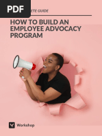 How To Build An Employee Advocacy Program