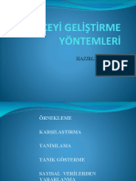 TDE Düşünceyi Geliştirme Yolları (Mine Aykal)