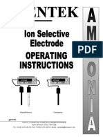 Ion Selective Electrode Manual Ammonia Complete Sentek