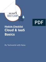 4 - Cloud & IaaS Basics Checklist (Dark Theme)