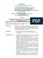 SK Pengurus HMI Cabang Denpasar Tentang Susunan Pengurus Komisariat TMKP Unud