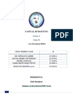 Capital Budgeting: Case Investment (RMG)