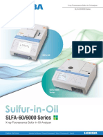 SLFA-60: X-Ray Fluorescence Sulfur-in-Oil Analyzer SLFA-60/6000 Series