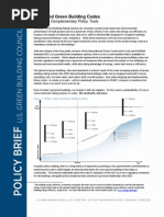 LEED and Green Building Codes Facts Sheet