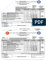 College of Education: Advisement Slip