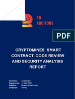 CryptoMines++ +Smart+Contract+Security+Report
