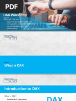 DAX Workshop Slides