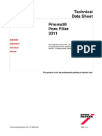 Technical Data Sheet Priomat® Pore Filler 3311: Substrate Application Recoating Storage