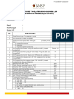 Checklist Dokumen LSP