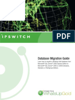 WhatsUp Gold v14.3 Database Migration Guide