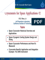 Cryocoolers For Space Applications #2: Topics