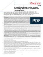 Medicine: Risk Factors For Anxiety and Depression Among Pregnant Women During The COVID-19 Pandemic