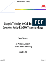 CMB Polarization Workshop: Cryogenic Technology for CMB-Pol