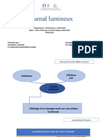 Boutahlil Chaimae - El Mansouri Mohammed Ayoub - Journal Lumineux - Analyse Fonctionnelle