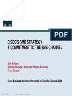 Cisco'S SMB Strategy & Commitment To The SMB Channel