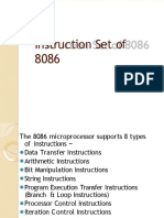 8086 Microprocessor Instruction Set Guide