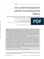 B-Vitamins and Homocysteine in Spanish Institutionalized Elderly