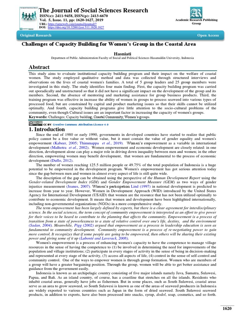 Challenges Of Capacity Building Pdf Capacity Building Empowerment