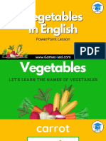 Vegetables-In-English