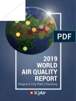 2019 World Air Quality: Region & City PM2.5 Ranking