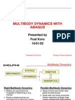 Multibody Dynamics With Abaqus