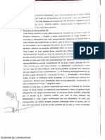 Voto Salvado del Juez Superior Anibal Cuevo