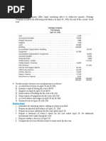 Instructions: The Data Needed To Determine Year-End Adjustments Are As Follows