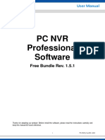 User Manual Free Bundled NVR Software