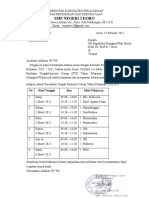 Jadwal PTS SMP N 2 Doro