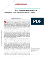 Atrial Fibrillation and Diabetes Mellitus: Editorial