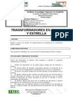 Transformadores en Delta y Estrella