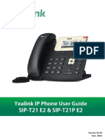 Yealink - SIP-T21 E2 & T21P E2 - User - Guide - V81 - 20