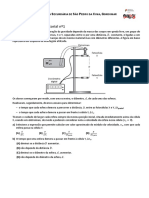 Determinação experimental da aceleração da gravidade