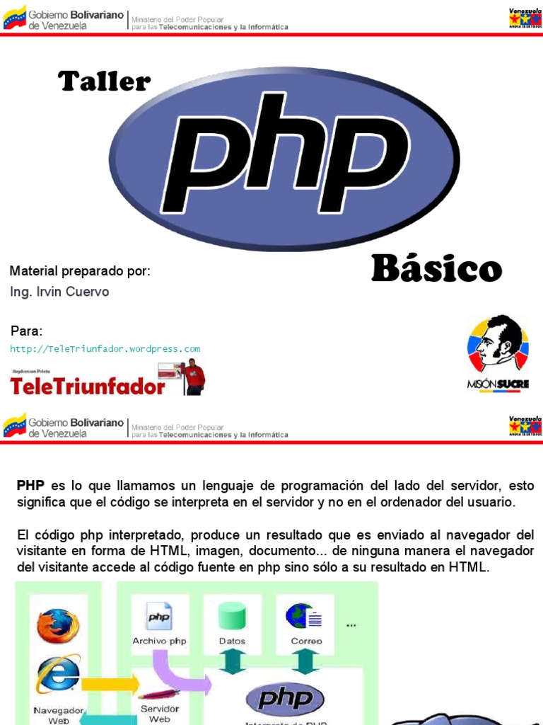 PHP Basico | PDF | Php | Lenguaje de programación
