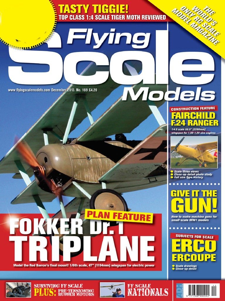 Flying Scale Models Issue 169 2013-12 | PDF | Empennage | Aircraft