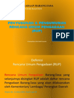 Penyusunan Dan Pengumuman Rencana Umum Pengadaan