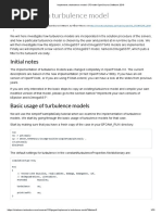 Implement Turbulence Model