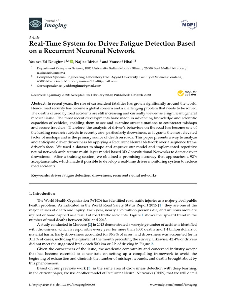 Real-Time System For Driver Fatigue Detection Based On A Recurrent ...