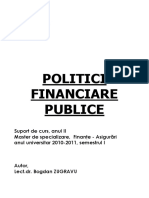 Politici Financiare Publice