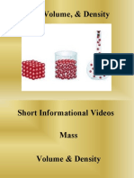 Powerpoint Mass, Density and Volume