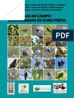 Livro Guia de Campo. Aves Urbanas de Ouro Preto