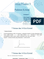 KELOMPOK 5 - KF3 - Padatan Kristal