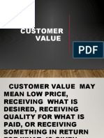 Customer Value